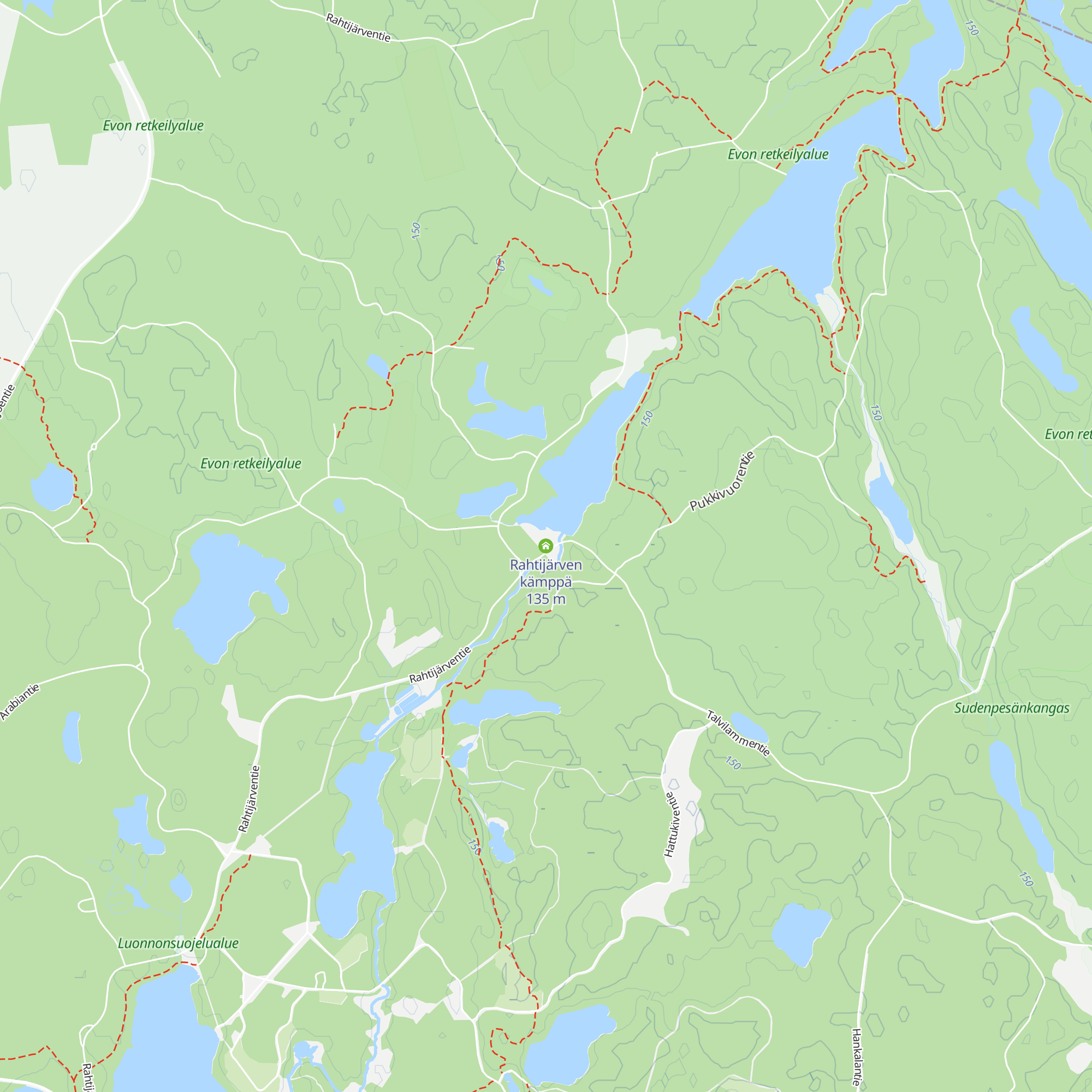 Rahtijärven kämppä map