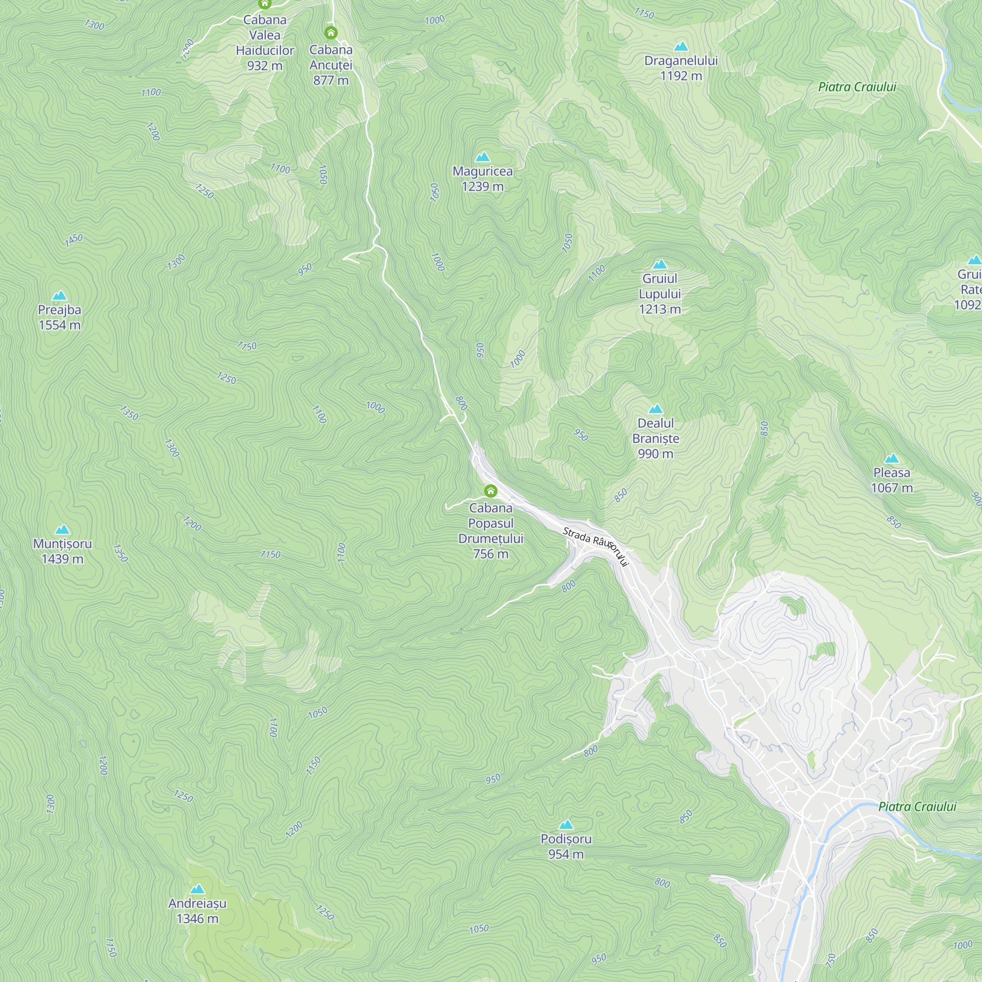 Cabana Popasul Drumețului map