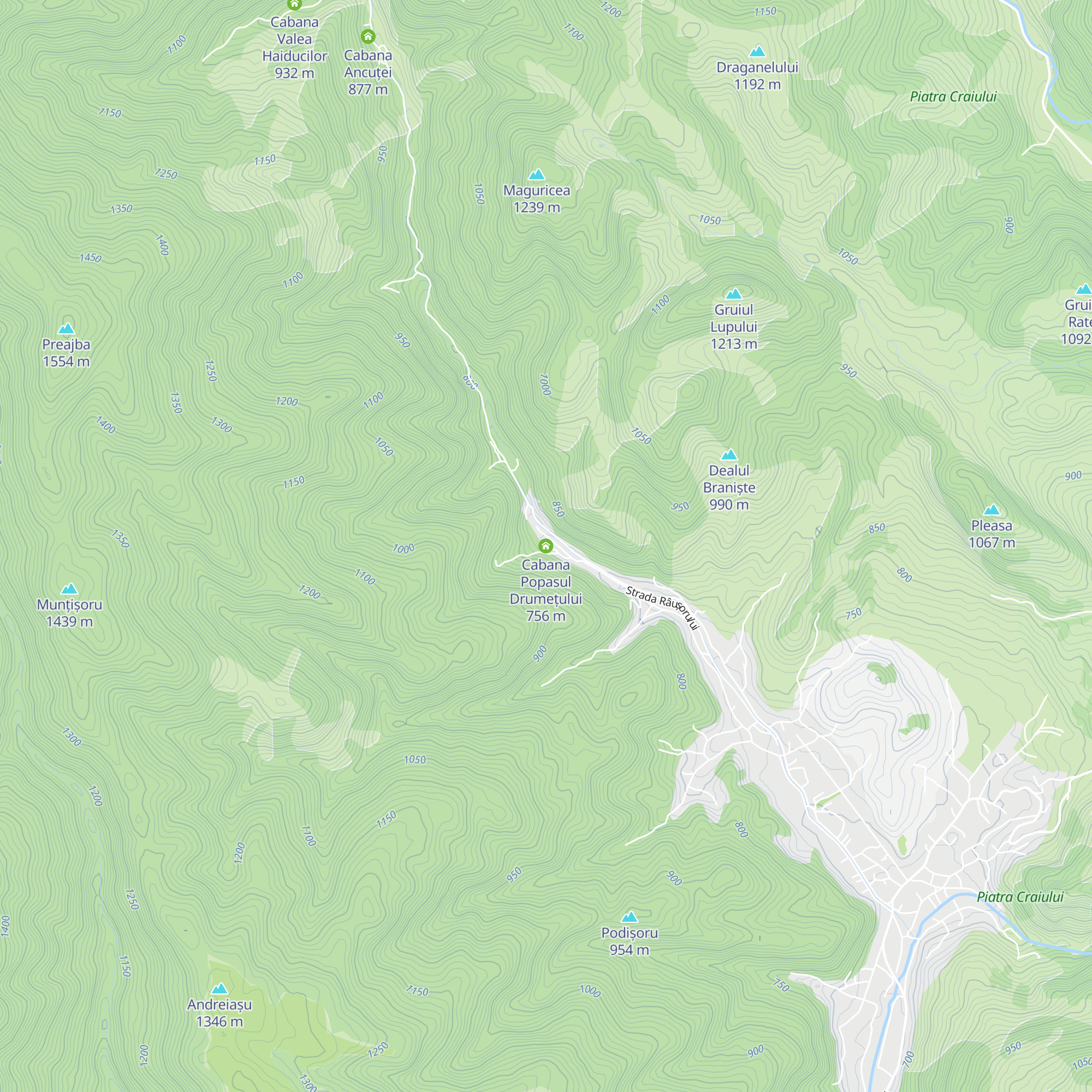 Cabana Popasul Drumețului map