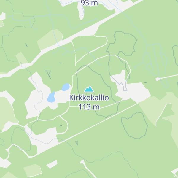 Map of Kirkkokallio
