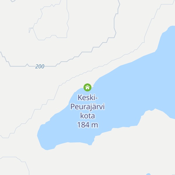 Map of Keski-Peurajärvi kota
