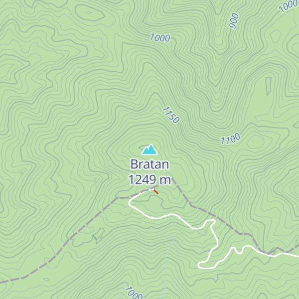 Map of Bratan