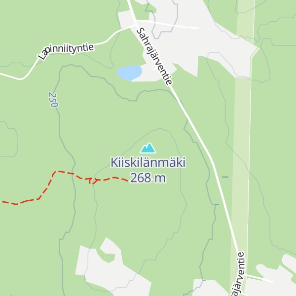 Map of Kiiskilänmäki