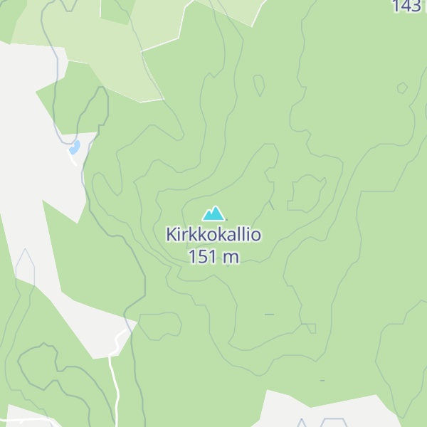 Map of Kirkkokallio