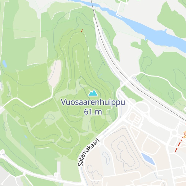 Map of Vuosaarenhuippu