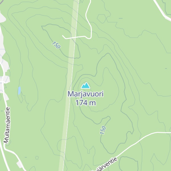 Map of Marjavuori
