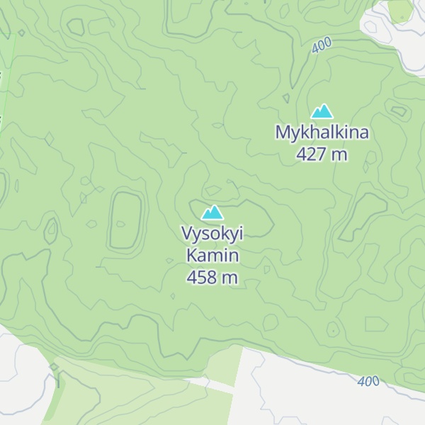 Map of Vysokyi Kamin