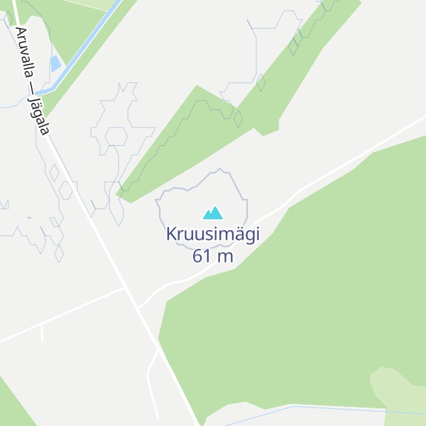 Map of Kruusimägi