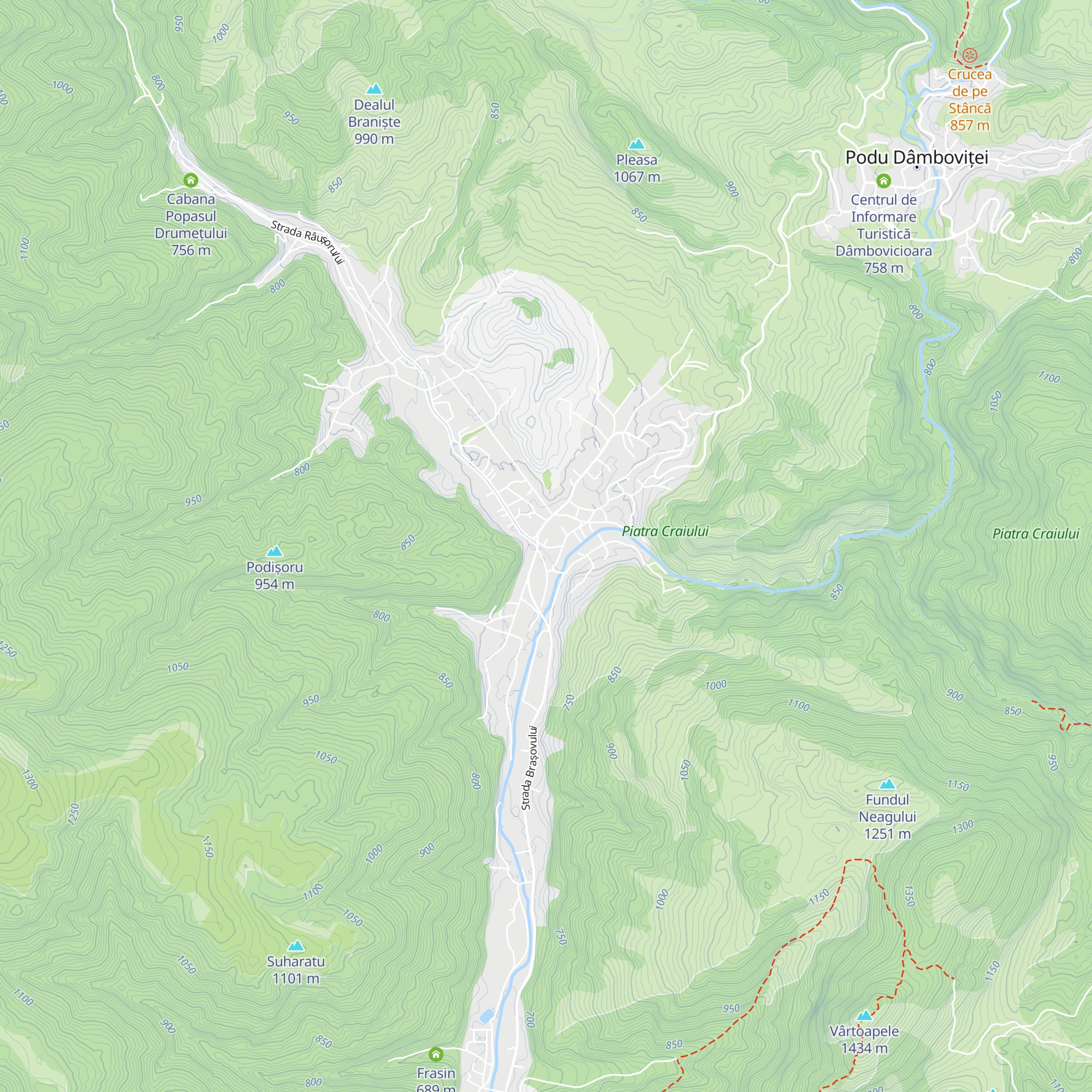 Cabana Haiducilor map