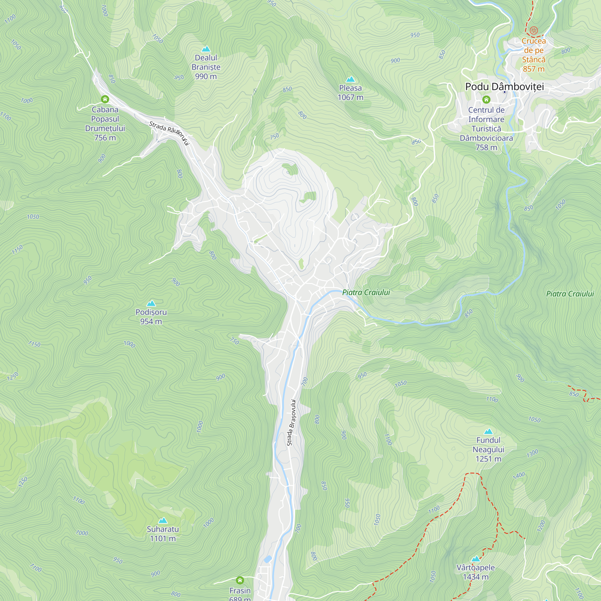 Cabana Haiducilor map