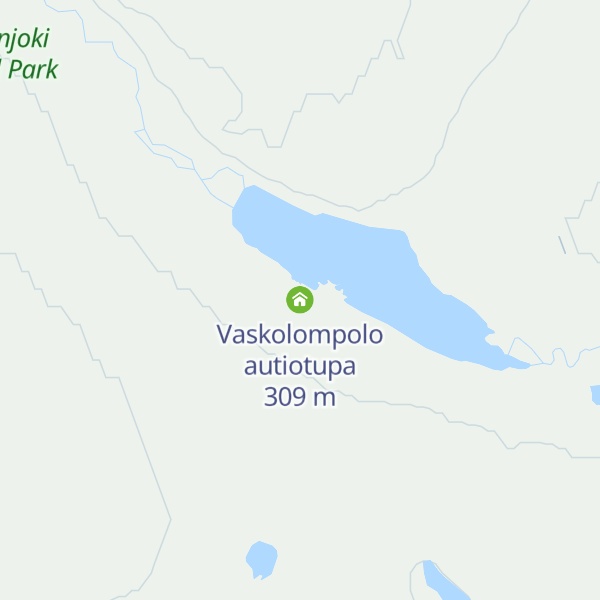 Map of Vaskolompolo autiotupa