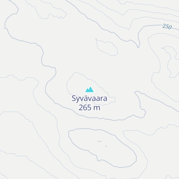 Map of Syvävaara