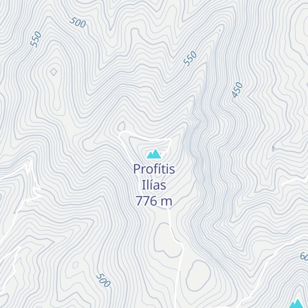 Map of Profítis Ilías