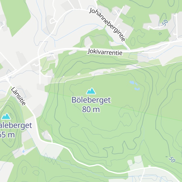 Map of Böleberget