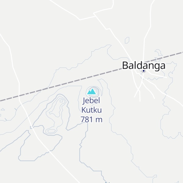 Map of Jebel Kutku