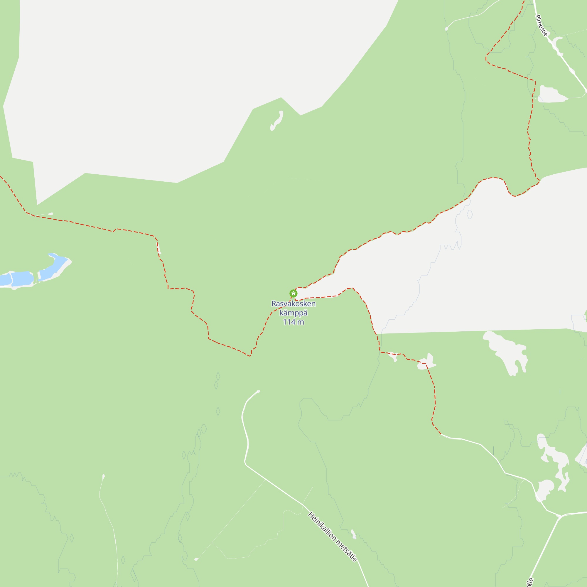 Rasvakosken kämppä map