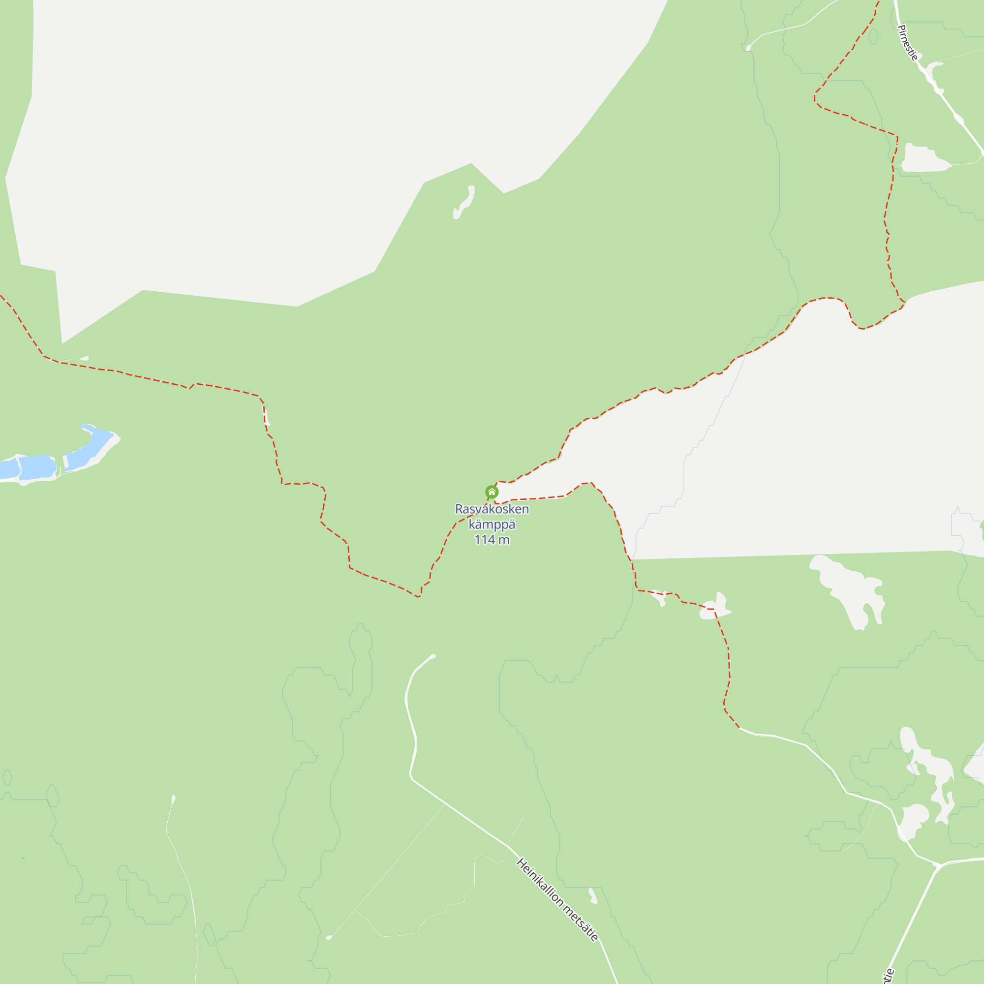 Rasvakosken kämppä map