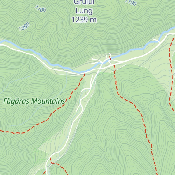 Map of Cabana Călineț