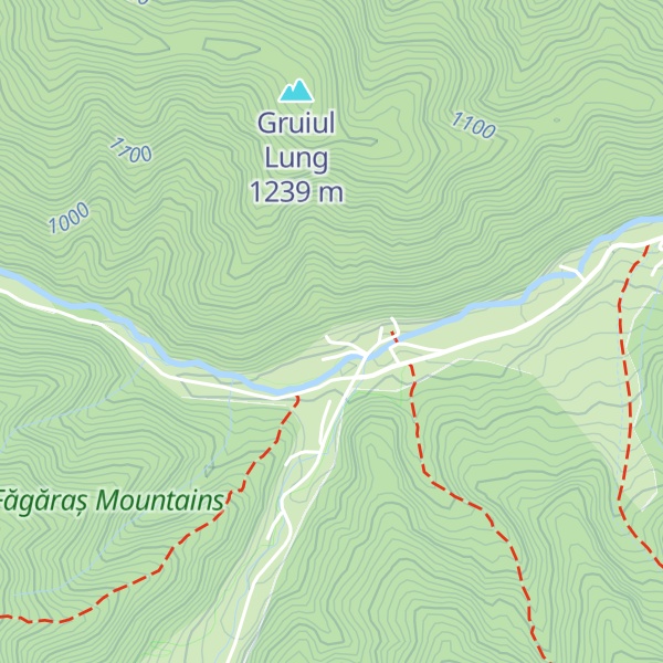 Map of Panorama Pietrei Craiului