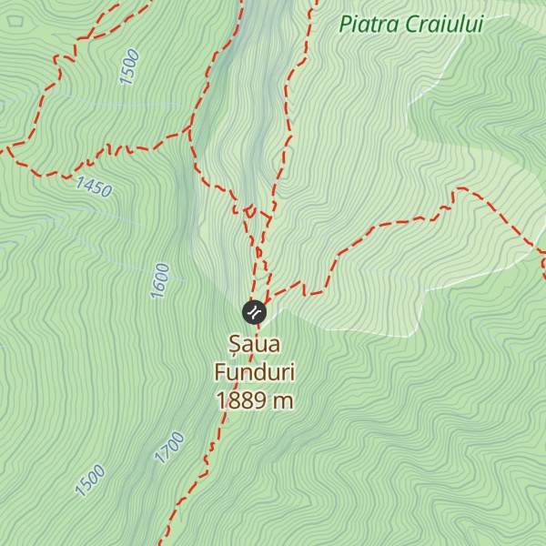Map of Refugiul Saua Funduri