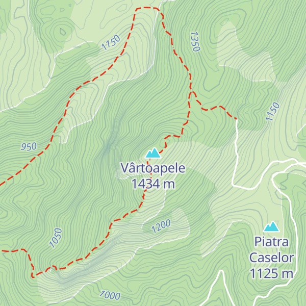 Map of Vârtoapele
