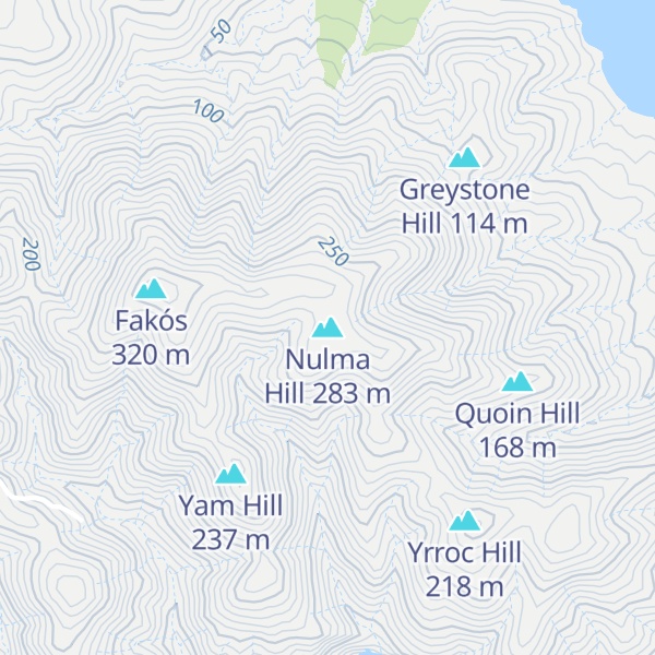 Map of Nulma Hill