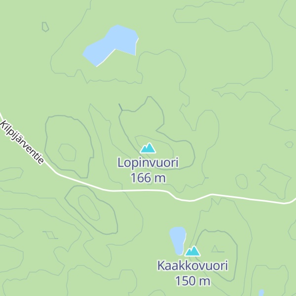 Map of Lopinvuori