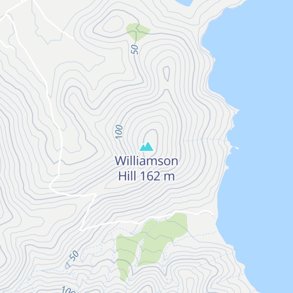 Map of Williamson Hill