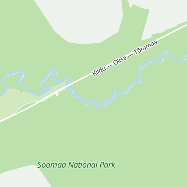 Map of Oksa hay barn forest hut