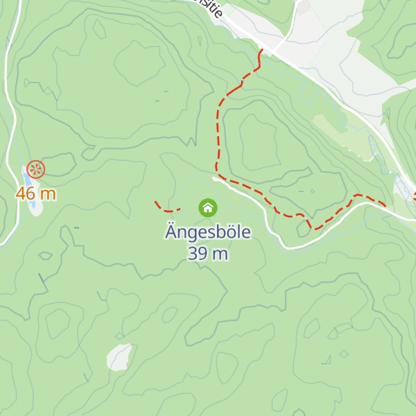 Map of Ängesböle