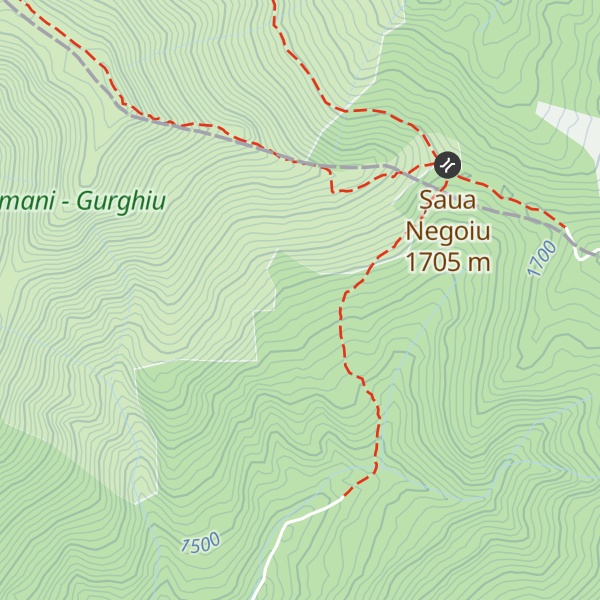 Map of Refugiul Șaua Negoiu