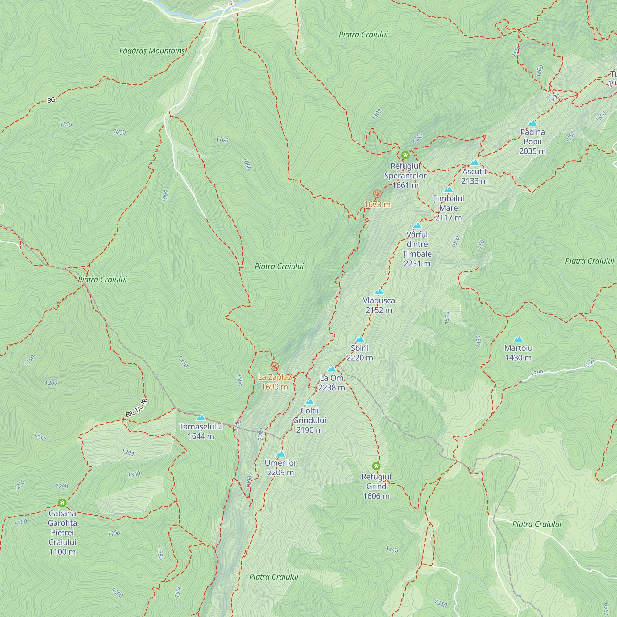 Castelul Crăiței map