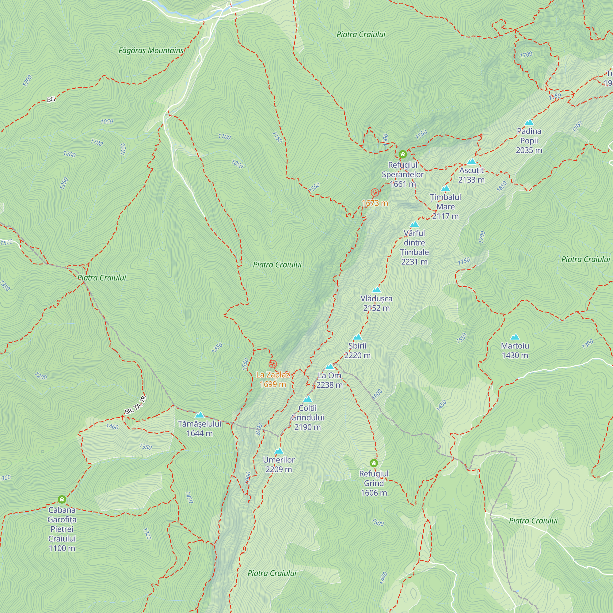 Castelul Crăiței map
