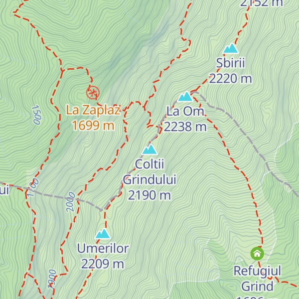 Map of Coltii Grindului