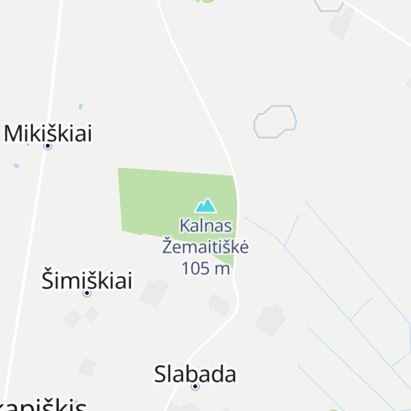 Map of Kalnas Žemaitiškė