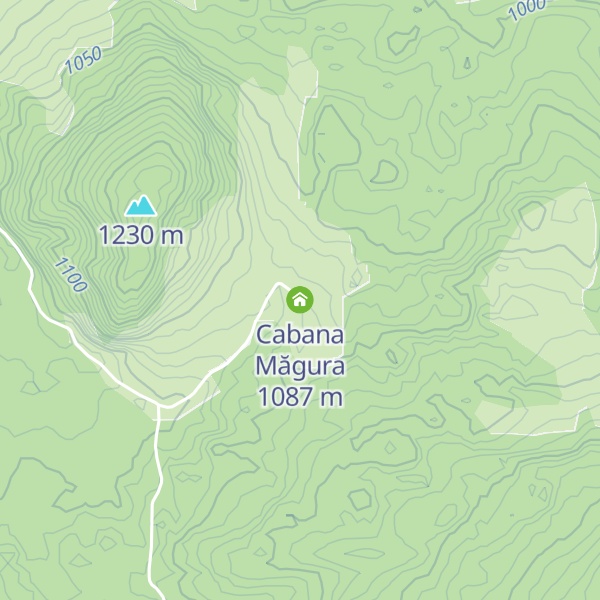 Map of Cabana Măgura