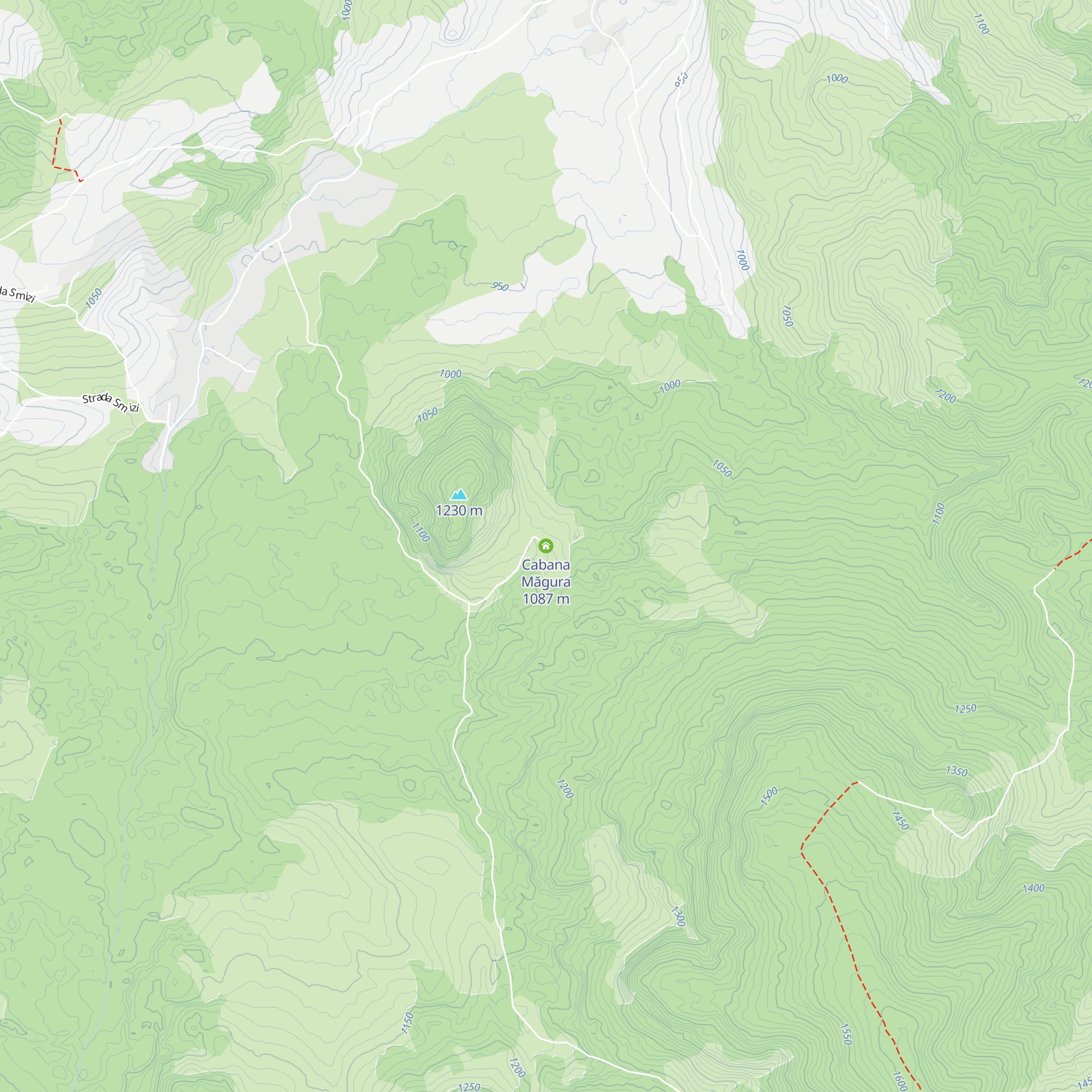 Cabana Măgura map