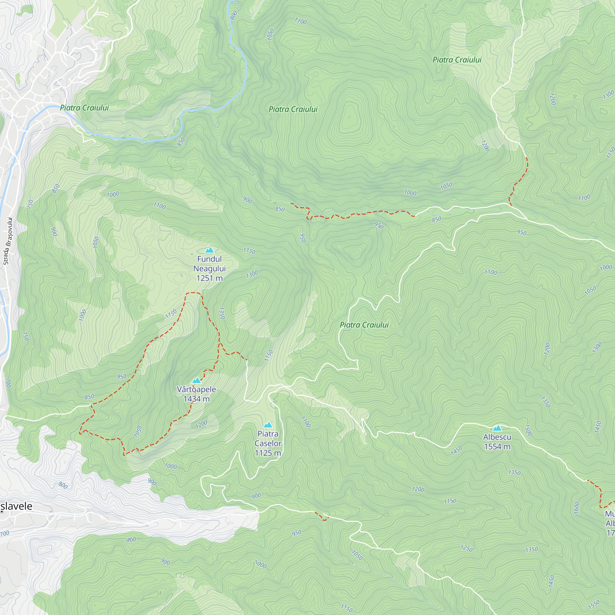 Cabana militară Prislop map