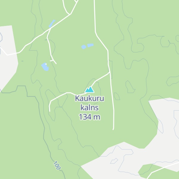 Map of Kaukuru kalns