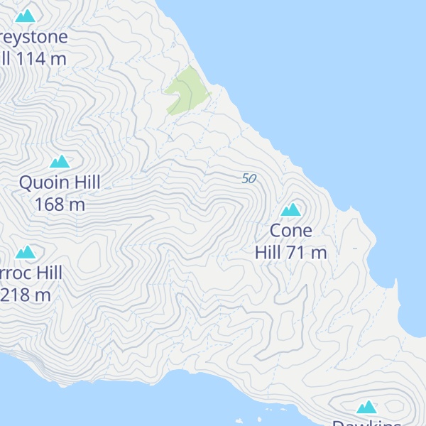 Map of Denmad Hill
