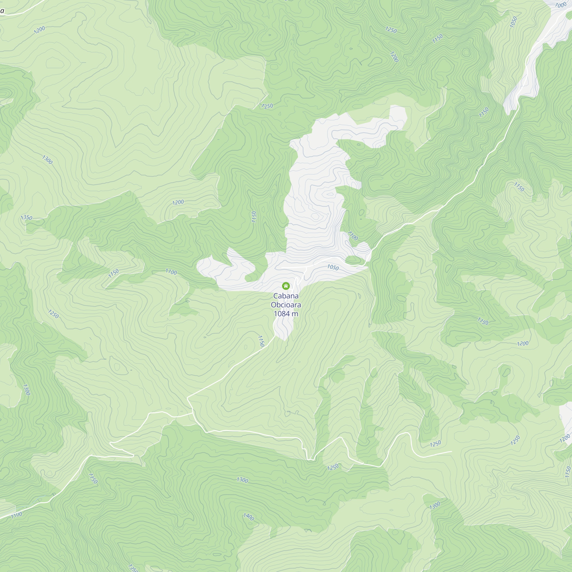 Cabana Obcioara map
