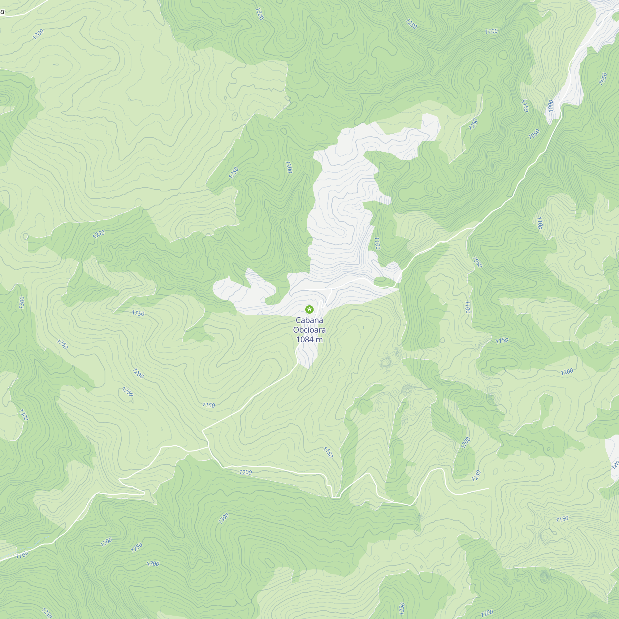 Cabana Obcioara map