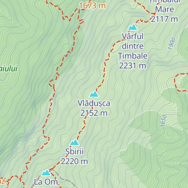 Map of Vlădușca