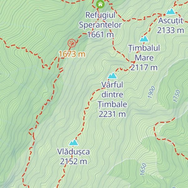 Map of Țimbalul Mic