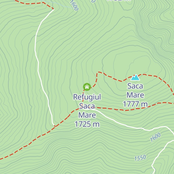 Map of Refugiul Saca Mare