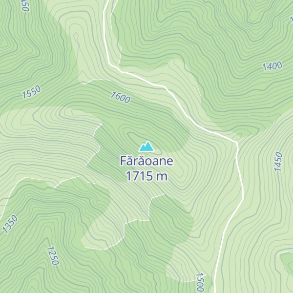 Map of Fărăoane