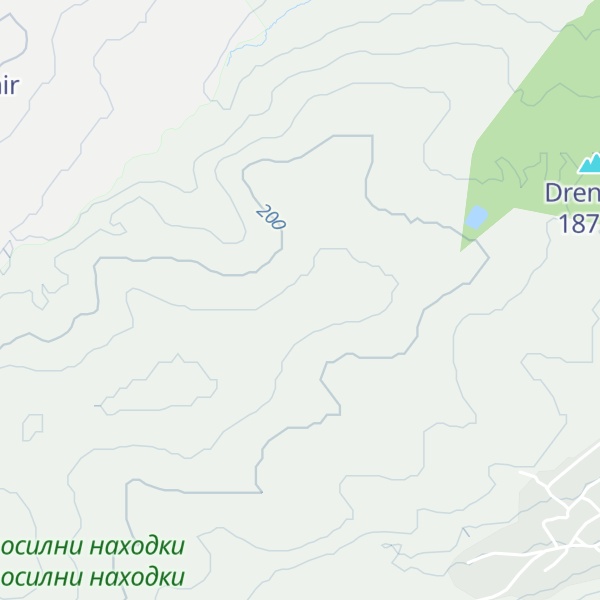 Map of Vrh Armutluka
