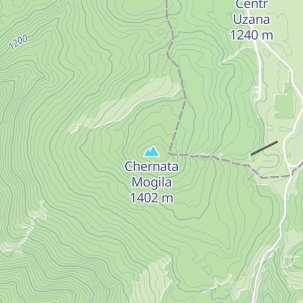 Map of Chernata Mogila