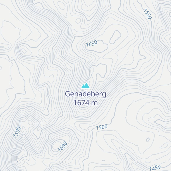 Map of Genadeberg