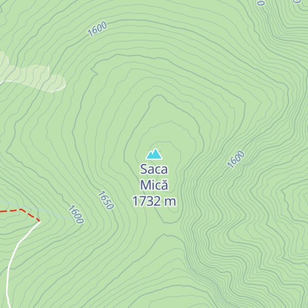 Map of Saca Mică